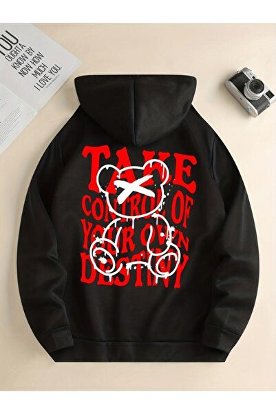 bellanova سويت شيرت أسود للجنسين قصة فضفاضة 3 Thread Shardonlu - جودة ممتازة ...