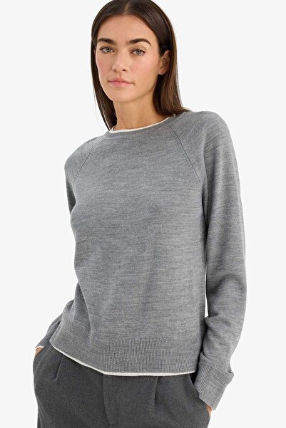DeFacto Relax Fit Crew Neck Sweatshirt G9739Ax25Cw