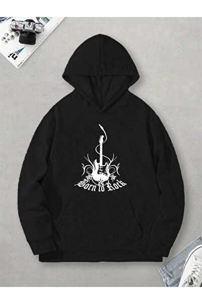 bellanova سويت شيرت أسود للجنسين قصة فضفاضة 3 Thread Shardonlu - جودة ممتازة ...