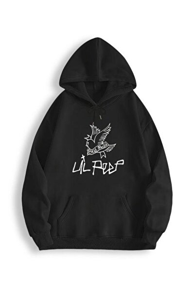 COZYWEAR سويت شيرت أسود للجنسين قصة فضفاضة 3 Thread Shardonlu - جودة ممتازة م...