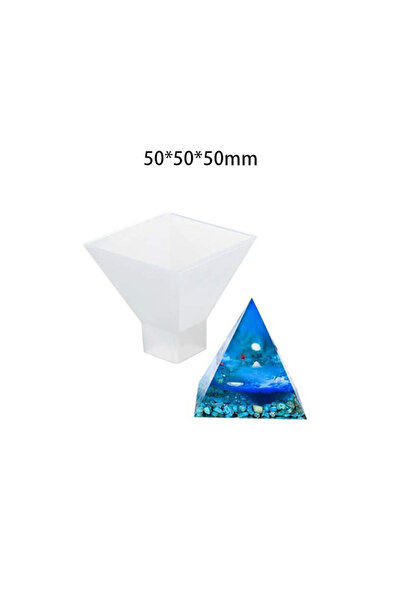 choice2 قالب سيليكون راتنجي هرمي كبير جدًا (5 سم × 15 سم) لصنع المجوهرات والك...