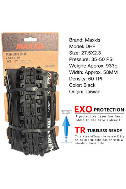 Choice16 MAXXIS Foldable DHF27.5X2.3 EXOTR Maxxis Minion DHF (M301Ru) 26x2.3 ...