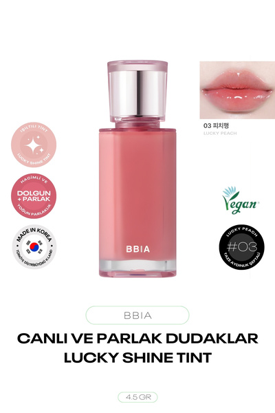 BBIA Gün Boyu Kalıcı Işıltılı Ve Parlak Kore Tint Lucky Shine Tint