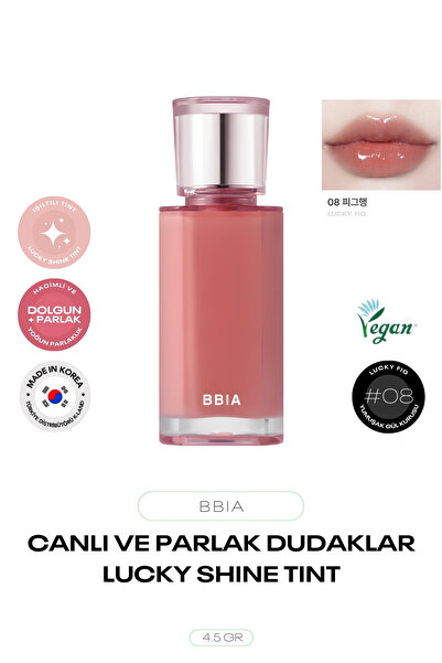 BBIA Gün Boyu Kalıcı Işıltılı Ve Parlak Kore Tint Lucky Shine Tint