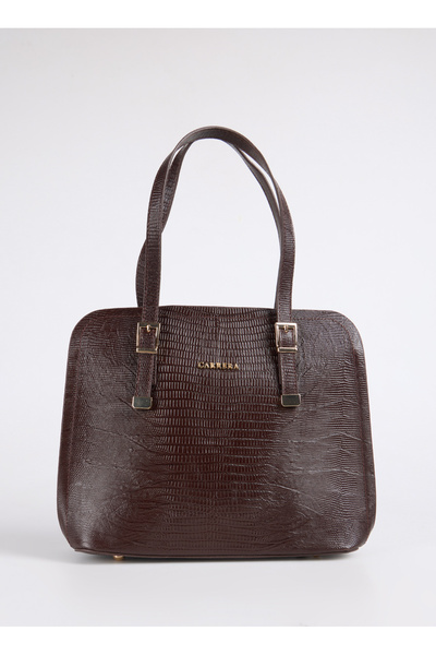 Carrera Kahve Kadın Omuz Çantası Carbyn02 lzr