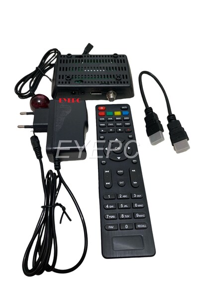 Allians Mini HD Göz Böcek Uydu Alıcı Cihazı Tam Set Lcd Led TV ile Uyumlu