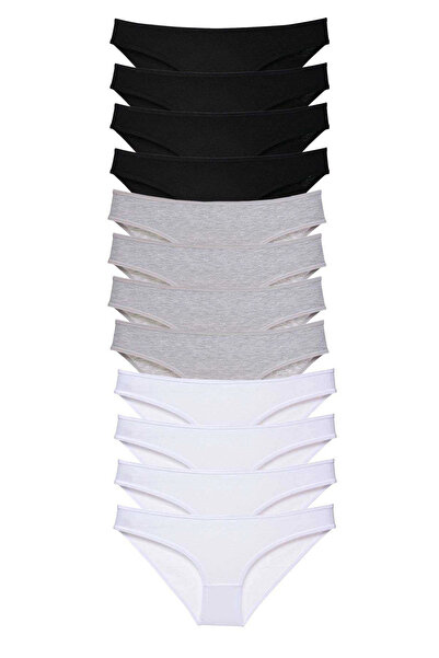 mtm My The Mall Clothing 12 Pieces Super Eco Set Lycra Women's Slip Panties B...