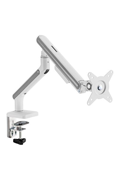 Brateck 17-32 inç Uyumlu Amortisörlü Beyaz Monitör Kolu (LDT68-C012)