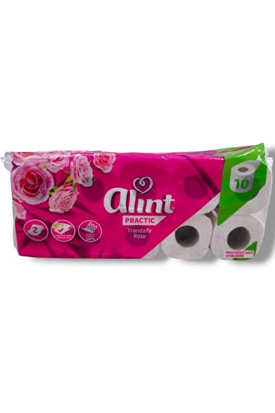 ALINT Set 5 x 10 Hartie Igienica Alint, 2 Straturi, Rose