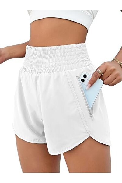 Arabest Women's High Waisted Running Shorts,Sporty Short Gym Elastic,for Spor...