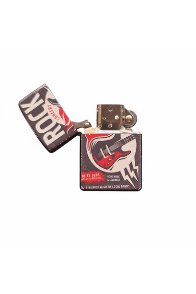 Otto Common Classic Metal Windproof Lighter - Zippo Style & Refillable 90