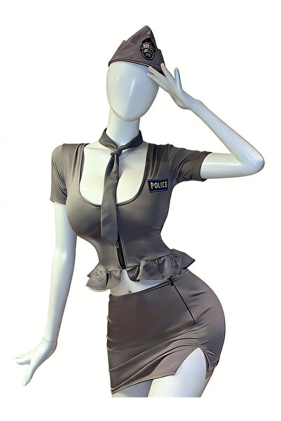 JInsh Naughty Police Sexy Lingerie Uniform Seduction Costume Bedroom Bold Sex...