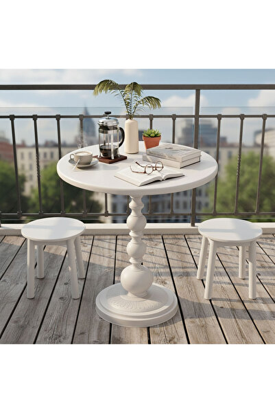 EqiEch Round Metal Side Table, Accent Table for Living Room, Bedroom & Office