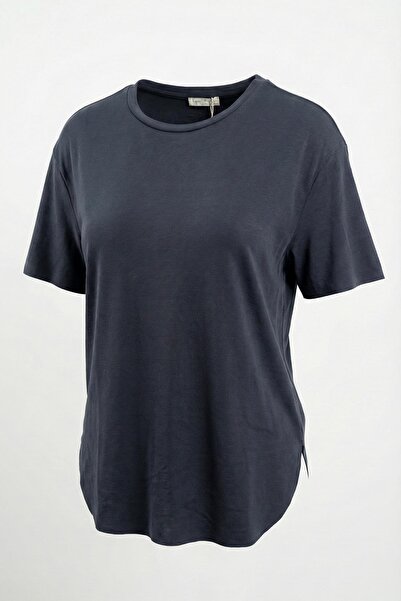 5in1Canpolat Anthracite Modal Blend T-Shirt 1056