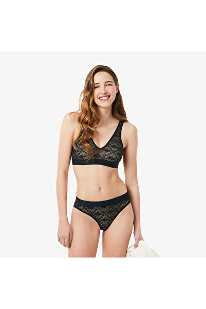 Lacoste Kadın Siyah Bra
