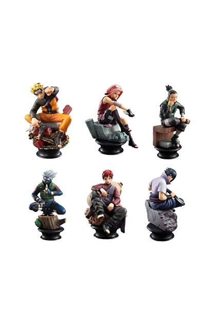 HALAMODO مجموعة ألعاب شخصيات ناروتو أنمي مكونة من 6 قطع، مناسبة للأطفال، 6 × ...