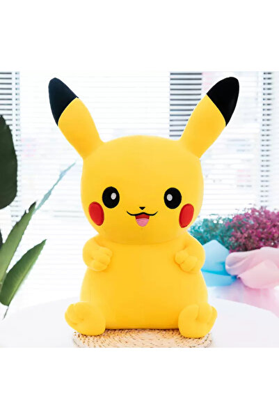 tm tech marketi Pikaçu Pokemoon peluş oyuncak pamuk süper yumusak doldurulmus...