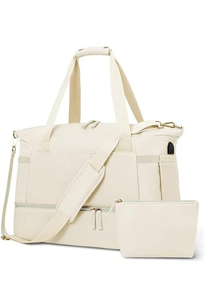 Arabest Gym Bag, Sports Travel Duffel Bag with USB Charging Port, for Women M...