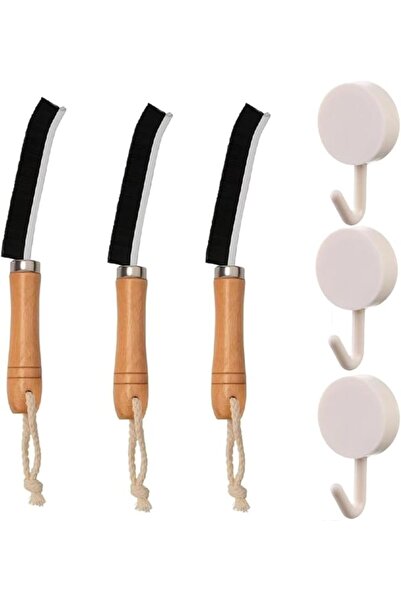 Arabest Hard Bristle Crevice Cleaning Brush,Thin Skinny Cleaning Brush for Ti...