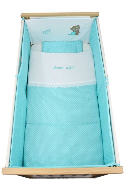 PRICHINDEL 5-piece bedding set, Prichindel, Little bear, cotton, turquoise 12...