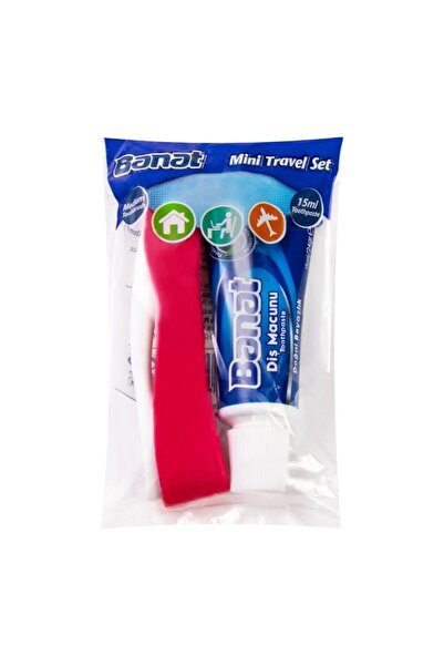 Banat Set 6 Pachete pentru Calatorie Banat: Mini Periuta de Dinti si Pasta de...
