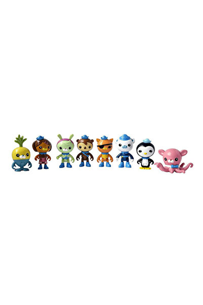 HALAMODO 8-Piece Octonauts Octo-Crew Action Figure Set Y9297