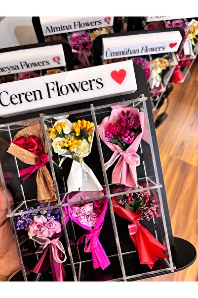 Sukugift Çiçek Otomatı Makinesi Love Flowers Kişiye Özel Buket şeklinde Mini ...