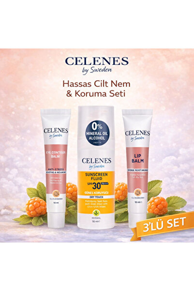 celenes by sweden Cloudberry Hassas Cilt Nem & Koruma Seti