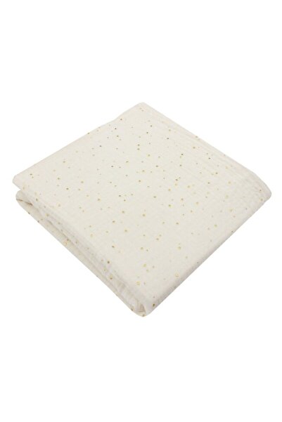 PRICHINDEL Hand Towel, Metallic Dots, Muslin, Ivory, 37x30 cm