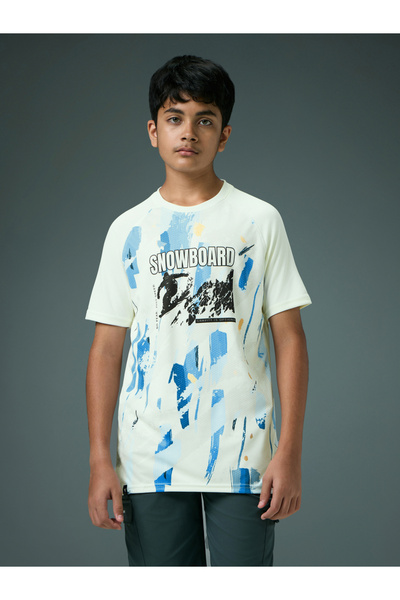 Technosport By Styli تيشيرت رياضي مطبوع للأولاد قصة ضيقة