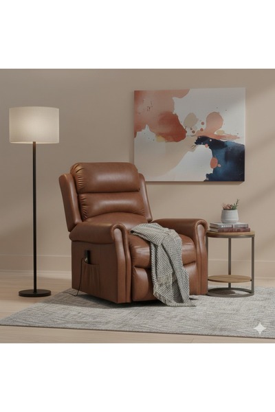 Arnohome Luxury Electric Reclining Recliner - Modern Living Room Recliner wit...
