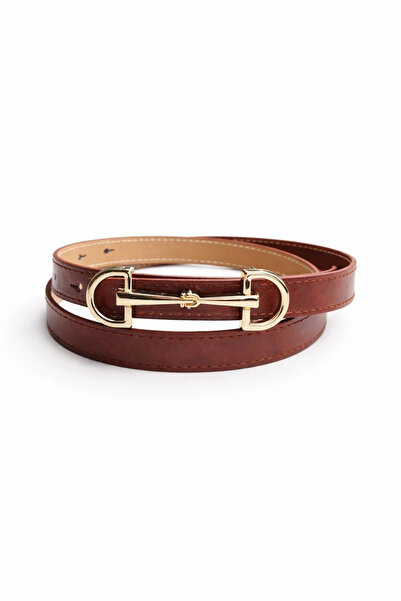Purple by Banu Taba Horsebit Buckle Belt