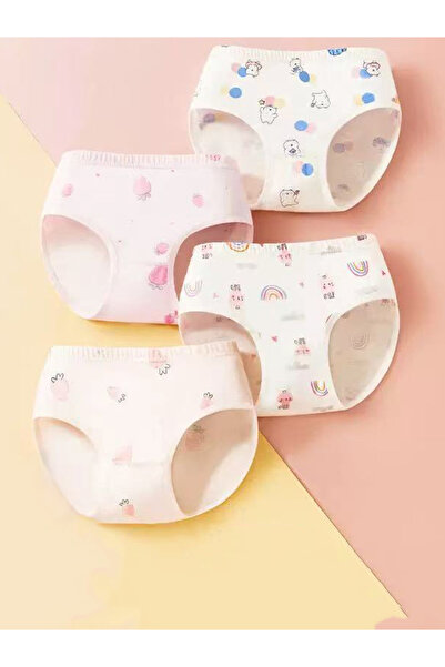 Styli عبوة من 4 قطع - سراويل داخلية قطنية مطبوع