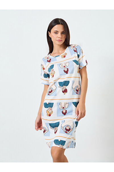 Styli Character Print Sleep T-Shirt Dress