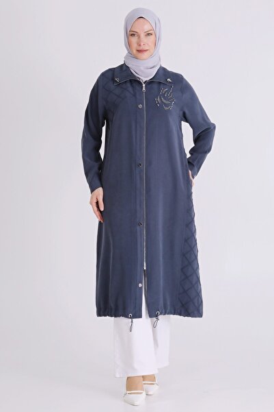 behrem Büyük Beden Tesettür Kap 25146 Lacivert