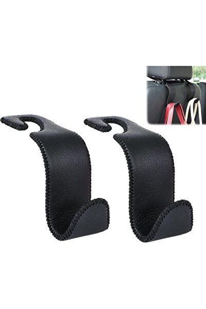 Arabest Car Seat Headrest Hook Universal Vehicle Storage Hanger Leather with ...