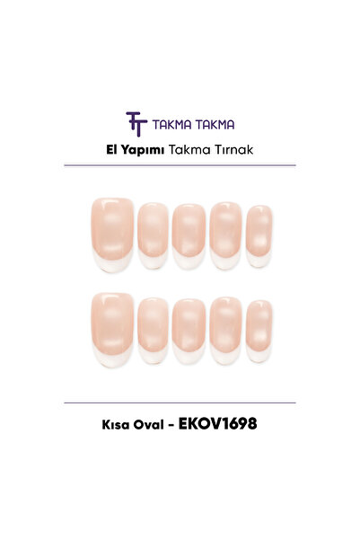 Takma Takma L Beden Ten Rengi EKOV1698 Kısa Oval 10'lu Tekrar Kullanılabilir ...