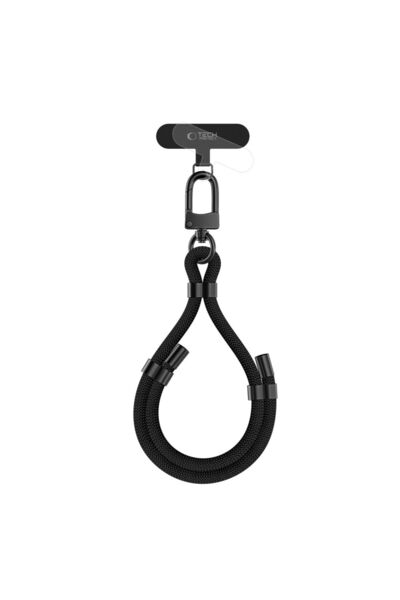 Tech-Protect Curea de încheietură din frânghie C4S, 23 cm, neagră - accesoriu...