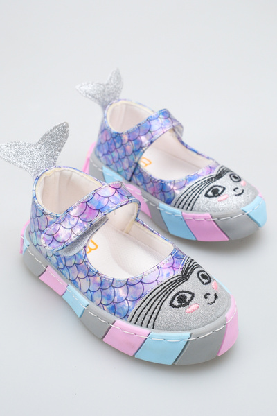 Solo Bag Daily Fishy Stylish Girls' Light Detailed Unicorn Ballerina Shoes Or...