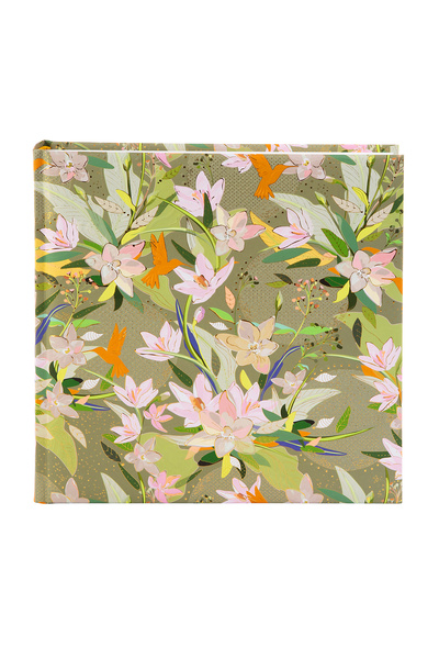 Goldbuch Album foto – Royal Lilly Green, 23x23 cm, cu design floral elegant, ...
