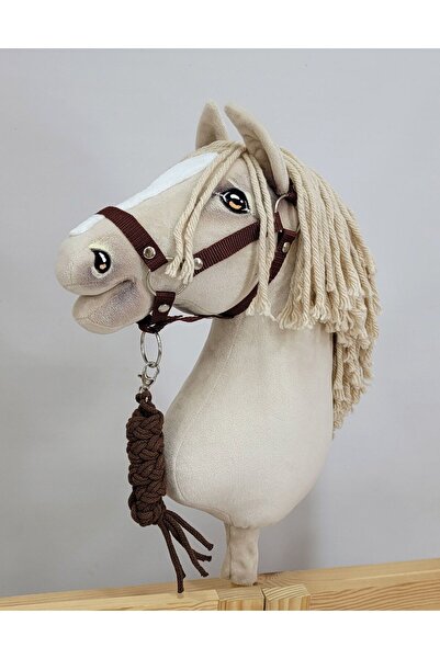Other Set Hobby Horse: Căpăstru A3 + Lesă de frânghie - Maro