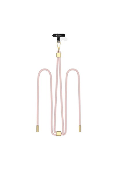 Tech-Protect C2S Rope Crossbody Phone Strap, Adjustable, Pink