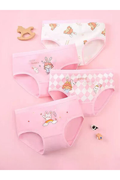 Styli عبوة من 4 قطع - سراويل داخلية قطنية مطبوع