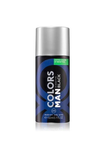 Benetton , Colors Man Black, Antiperspirant, Picant, Deodorant Spray, Pentru ...