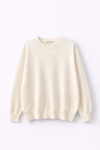 Mixray 7021 Pulover de damă cu gât turnat, supradimensionat, tricotat premium...