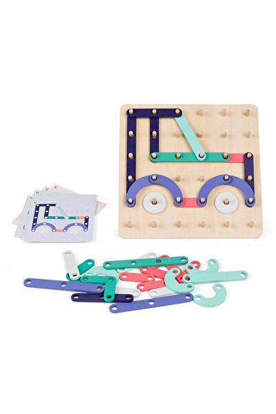 BS Toys Γεωπλάκα, δημιουργικό ξύλινο παιχνίδι, για παιδιά ηλικίας 4-10 ετών