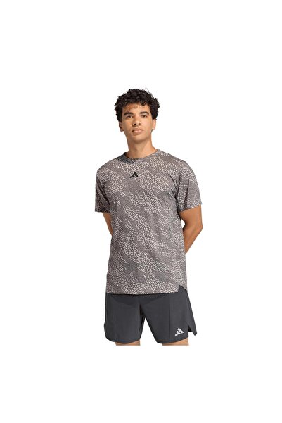 adidas Kf3098-E D4T Aop Tee Men's T-Shirt Gray