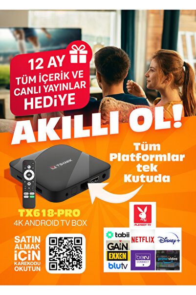 Allians Yüksek Çözünürlüklü 4K Android TV Box ile IPTV ve Hediye Yayın Paketi