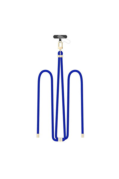 Tech-Protect C7S Adjustable Rope Crossbody Strap - Blue/Gold