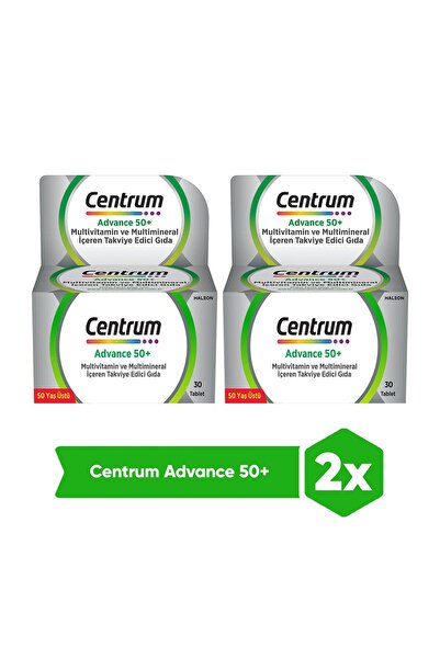Centrum Advance Multivitamin 50+ Yaş 30'lu Tablet X2